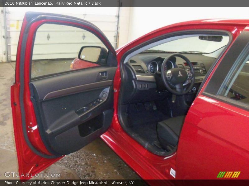 Rally Red Metallic / Black 2010 Mitsubishi Lancer ES