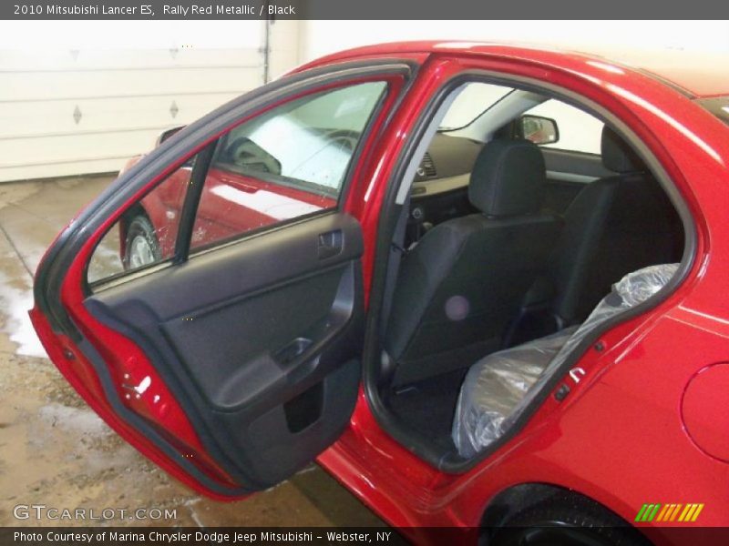Rally Red Metallic / Black 2010 Mitsubishi Lancer ES