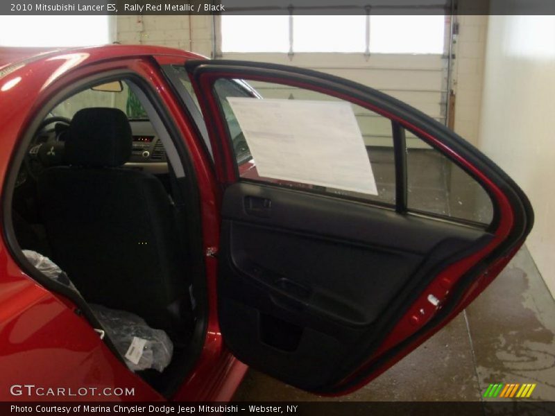 Rally Red Metallic / Black 2010 Mitsubishi Lancer ES