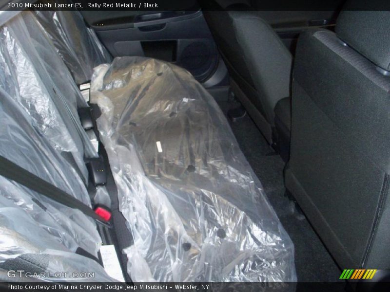 Rally Red Metallic / Black 2010 Mitsubishi Lancer ES