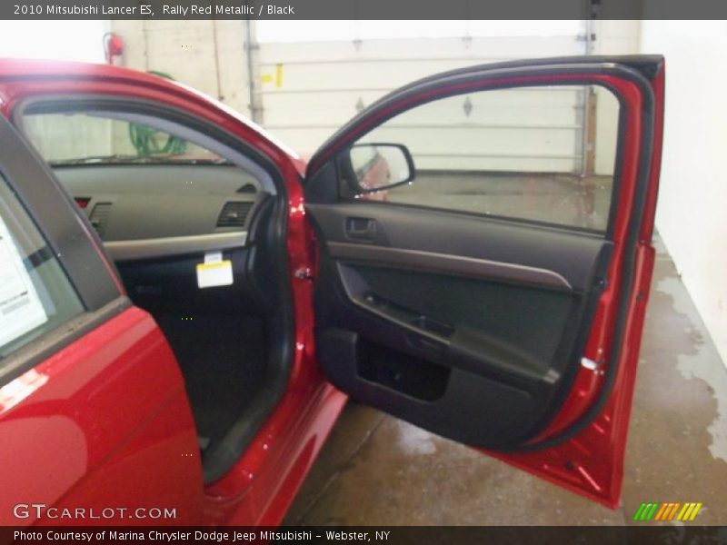 Rally Red Metallic / Black 2010 Mitsubishi Lancer ES