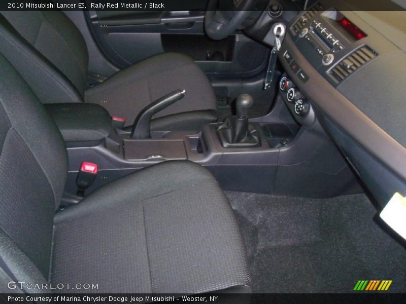 Rally Red Metallic / Black 2010 Mitsubishi Lancer ES