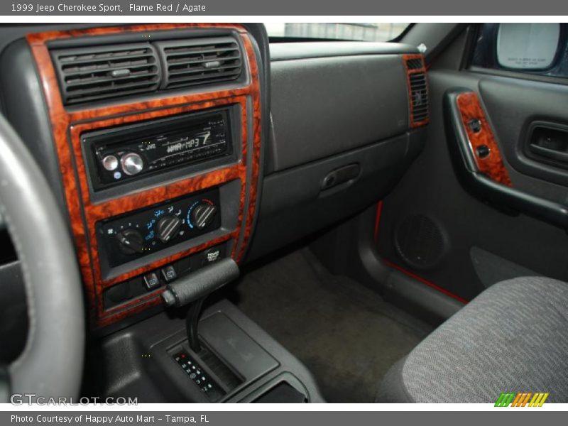 Flame Red / Agate 1999 Jeep Cherokee Sport