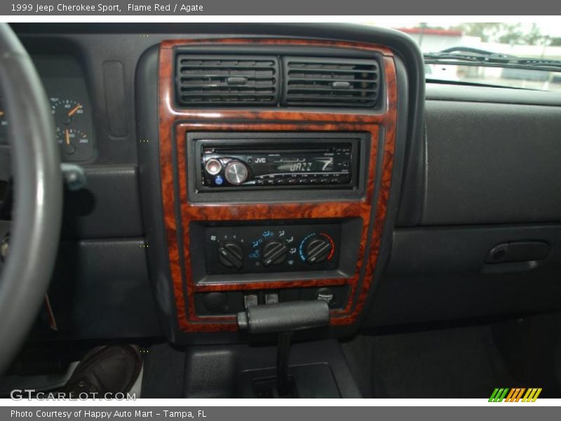 Flame Red / Agate 1999 Jeep Cherokee Sport