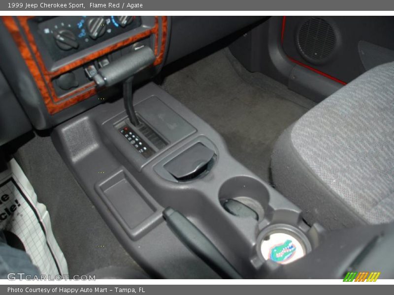 Flame Red / Agate 1999 Jeep Cherokee Sport