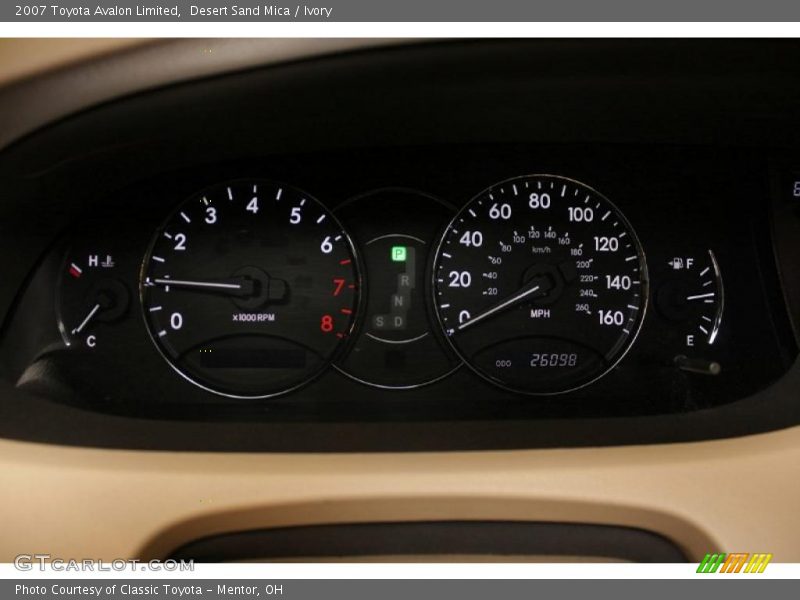 Desert Sand Mica / Ivory 2007 Toyota Avalon Limited