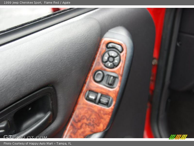 Flame Red / Agate 1999 Jeep Cherokee Sport