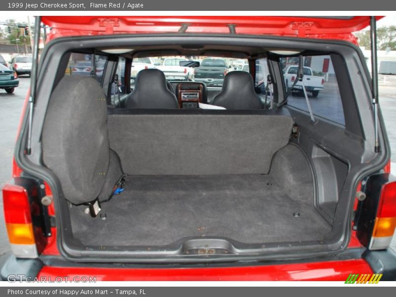 Flame Red / Agate 1999 Jeep Cherokee Sport