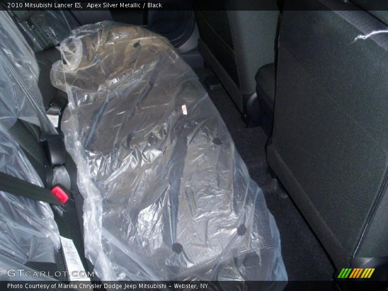 Apex Silver Metallic / Black 2010 Mitsubishi Lancer ES