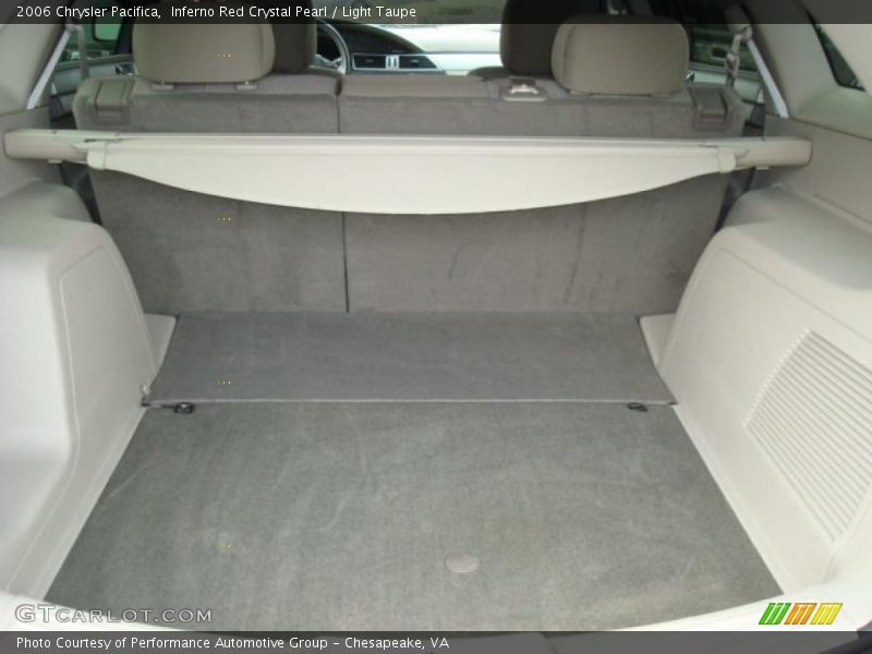 Inferno Red Crystal Pearl / Light Taupe 2006 Chrysler Pacifica