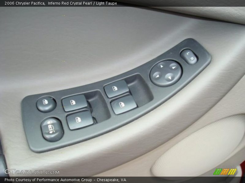 Inferno Red Crystal Pearl / Light Taupe 2006 Chrysler Pacifica