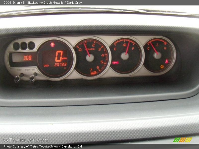 Blackberry Crush Metallic / Dark Gray 2008 Scion xB