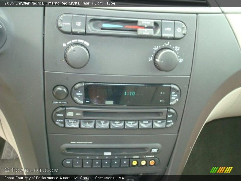 Inferno Red Crystal Pearl / Light Taupe 2006 Chrysler Pacifica