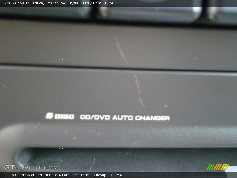 Inferno Red Crystal Pearl / Light Taupe 2006 Chrysler Pacifica