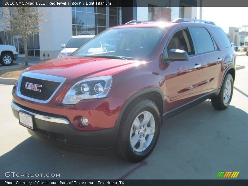 Red Jewel Tintcoat / Light Titanium 2010 GMC Acadia SLE