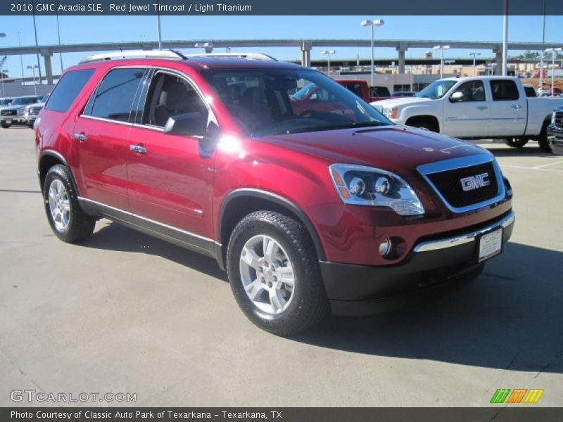 Red Jewel Tintcoat / Light Titanium 2010 GMC Acadia SLE