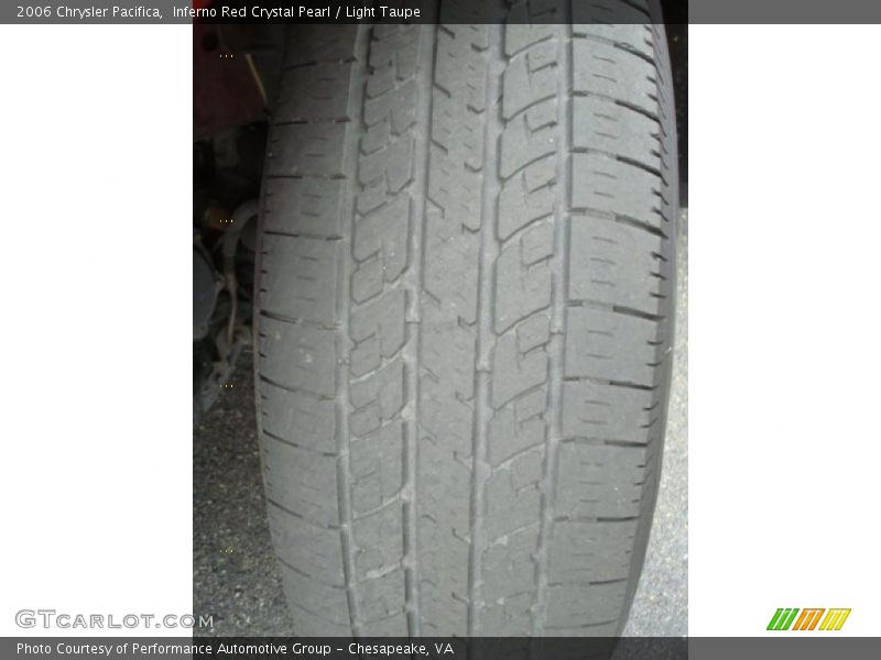 Inferno Red Crystal Pearl / Light Taupe 2006 Chrysler Pacifica