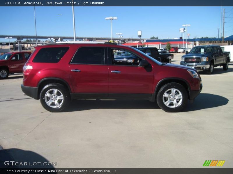 Red Jewel Tintcoat / Light Titanium 2010 GMC Acadia SLE