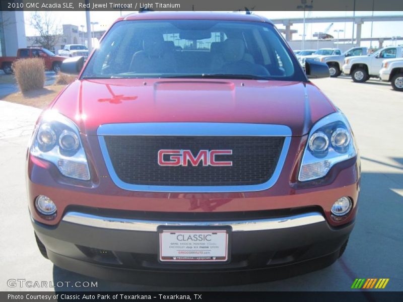 Red Jewel Tintcoat / Light Titanium 2010 GMC Acadia SLE