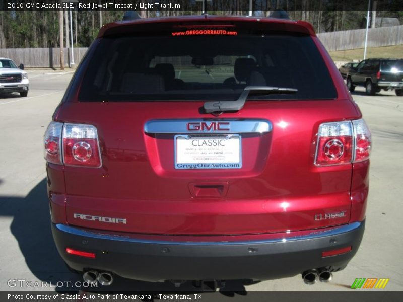 Red Jewel Tintcoat / Light Titanium 2010 GMC Acadia SLE