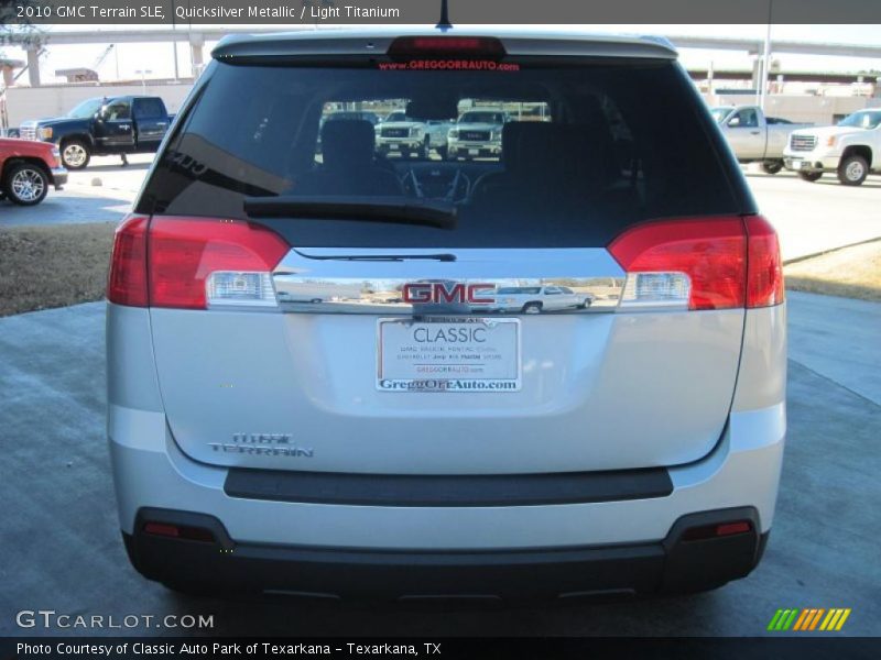 Quicksilver Metallic / Light Titanium 2010 GMC Terrain SLE