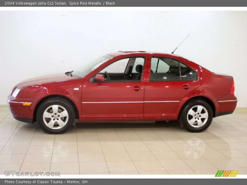 Spice Red Metallic / Black 2004 Volkswagen Jetta GLS Sedan