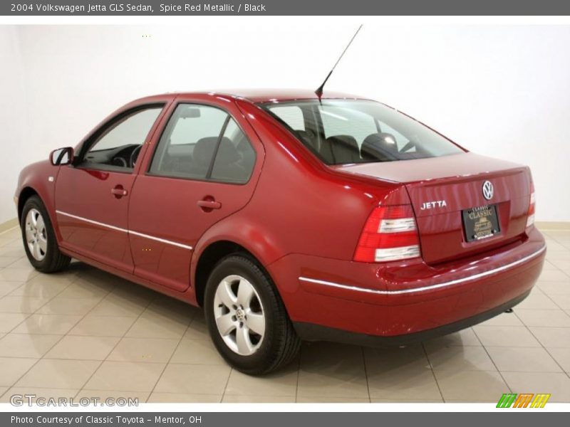 Spice Red Metallic / Black 2004 Volkswagen Jetta GLS Sedan