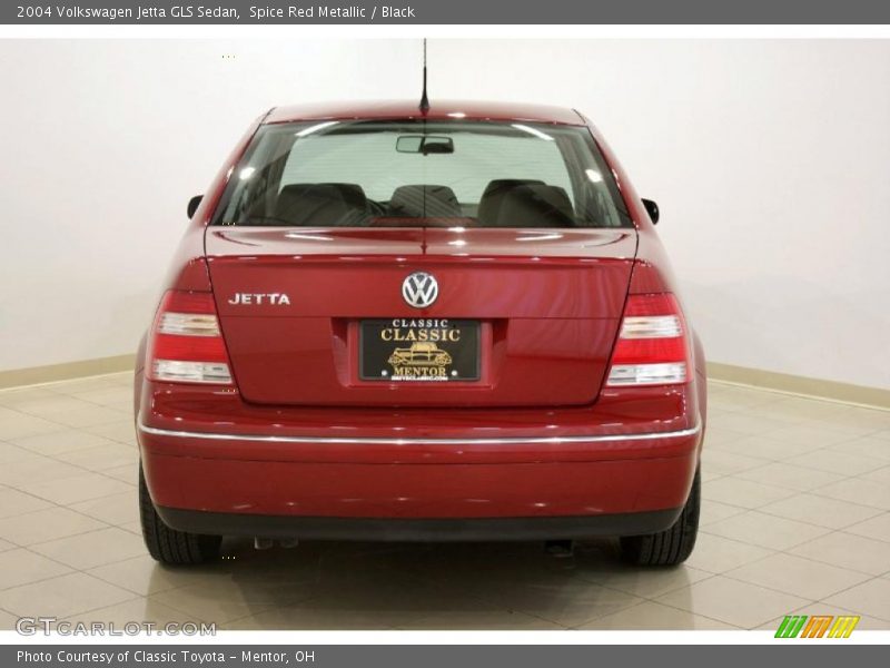 Spice Red Metallic / Black 2004 Volkswagen Jetta GLS Sedan