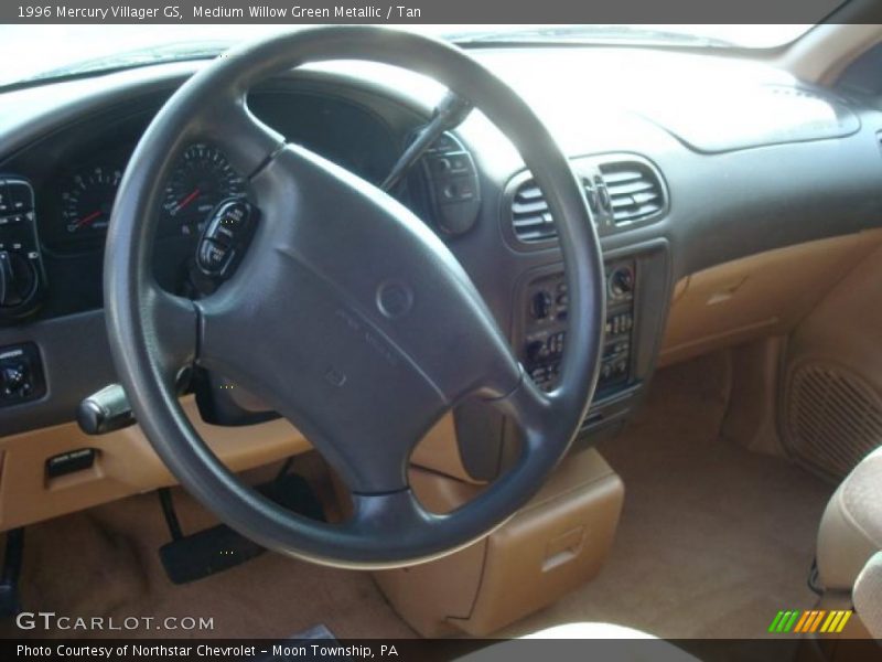 Medium Willow Green Metallic / Tan 1996 Mercury Villager GS