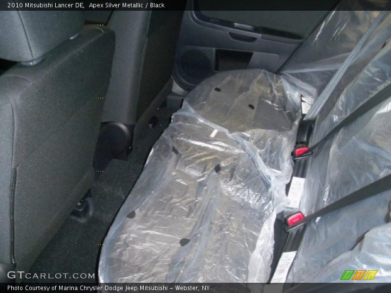 Apex Silver Metallic / Black 2010 Mitsubishi Lancer DE