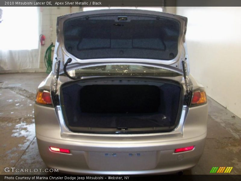 Apex Silver Metallic / Black 2010 Mitsubishi Lancer DE