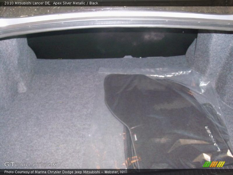 Apex Silver Metallic / Black 2010 Mitsubishi Lancer DE