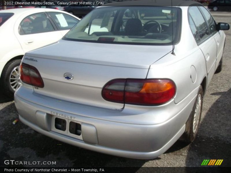 Galaxy Silver Metallic / Gray 2002 Chevrolet Malibu Sedan