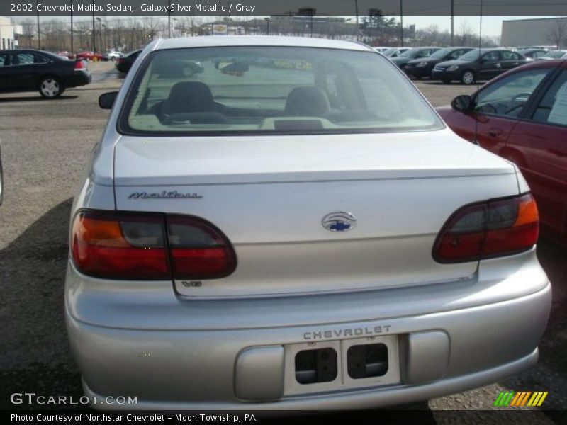 Galaxy Silver Metallic / Gray 2002 Chevrolet Malibu Sedan