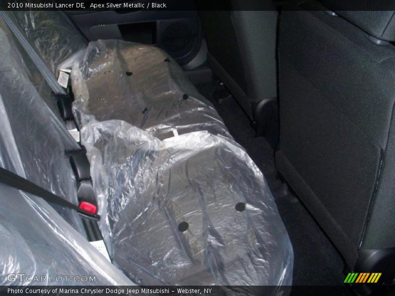Apex Silver Metallic / Black 2010 Mitsubishi Lancer DE
