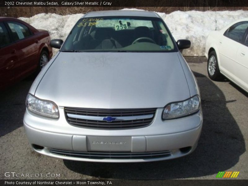 Galaxy Silver Metallic / Gray 2002 Chevrolet Malibu Sedan