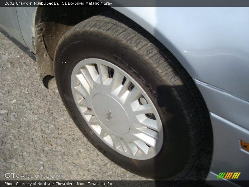 Galaxy Silver Metallic / Gray 2002 Chevrolet Malibu Sedan