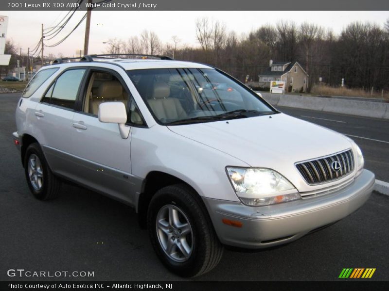 White Gold Crystal / Ivory 2001 Lexus RX 300 AWD