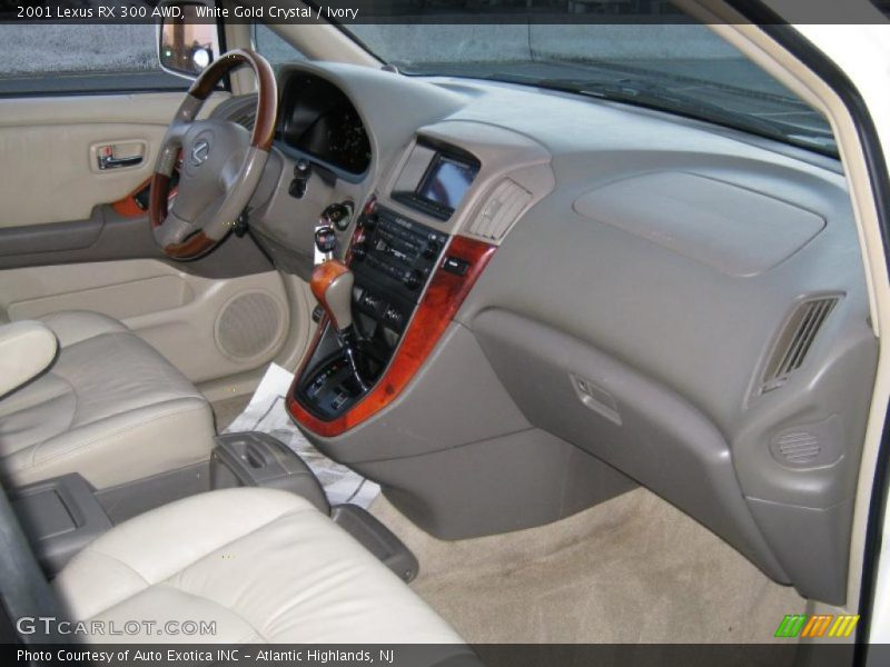 White Gold Crystal / Ivory 2001 Lexus RX 300 AWD