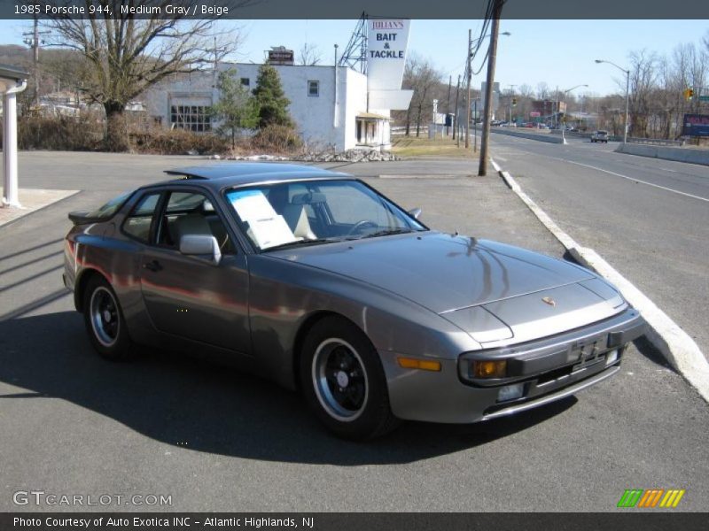 Medium Gray / Beige 1985 Porsche 944