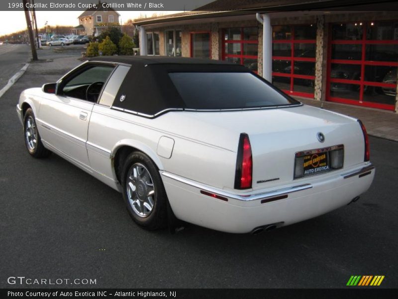 Cotillion White / Black 1998 Cadillac Eldorado Coupe