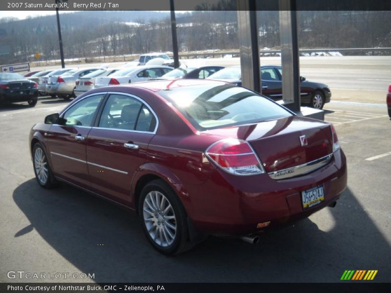 Berry Red / Tan 2007 Saturn Aura XR
