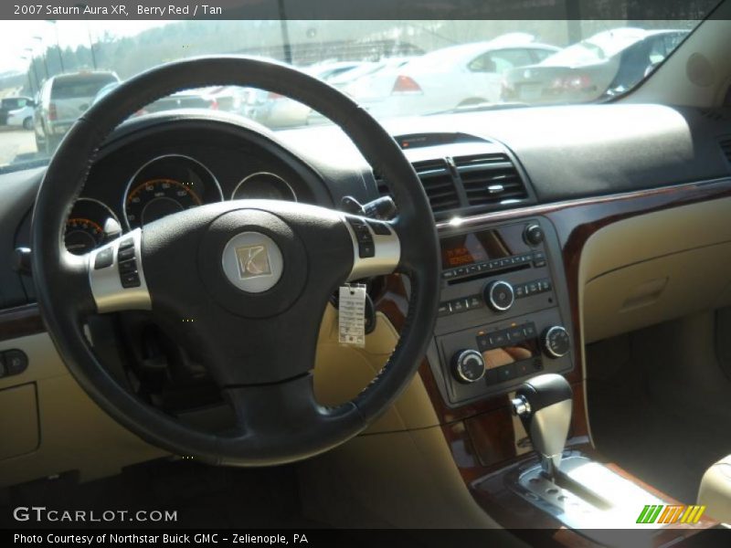 Berry Red / Tan 2007 Saturn Aura XR