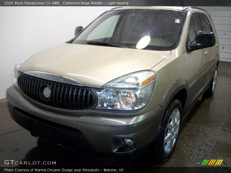 Cashmere Beige Metallic / Light Neutral 2005 Buick Rendezvous CX AWD