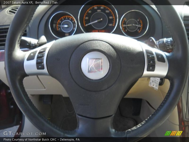 Berry Red / Tan 2007 Saturn Aura XR