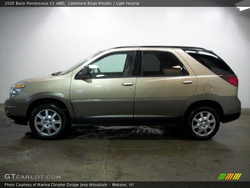 Cashmere Beige Metallic / Light Neutral 2005 Buick Rendezvous CX AWD
