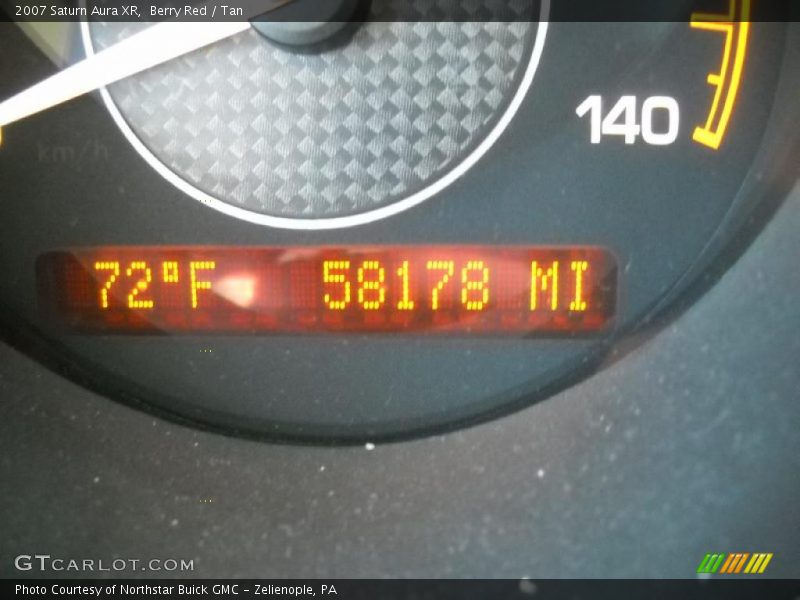 Berry Red / Tan 2007 Saturn Aura XR