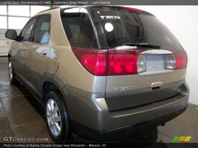 Cashmere Beige Metallic / Light Neutral 2005 Buick Rendezvous CX AWD