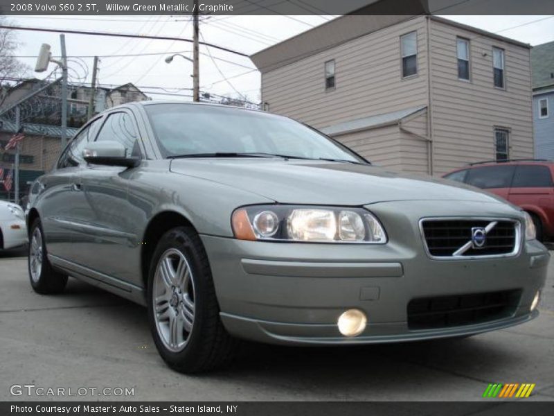 Willow Green Metallic / Graphite 2008 Volvo S60 2.5T