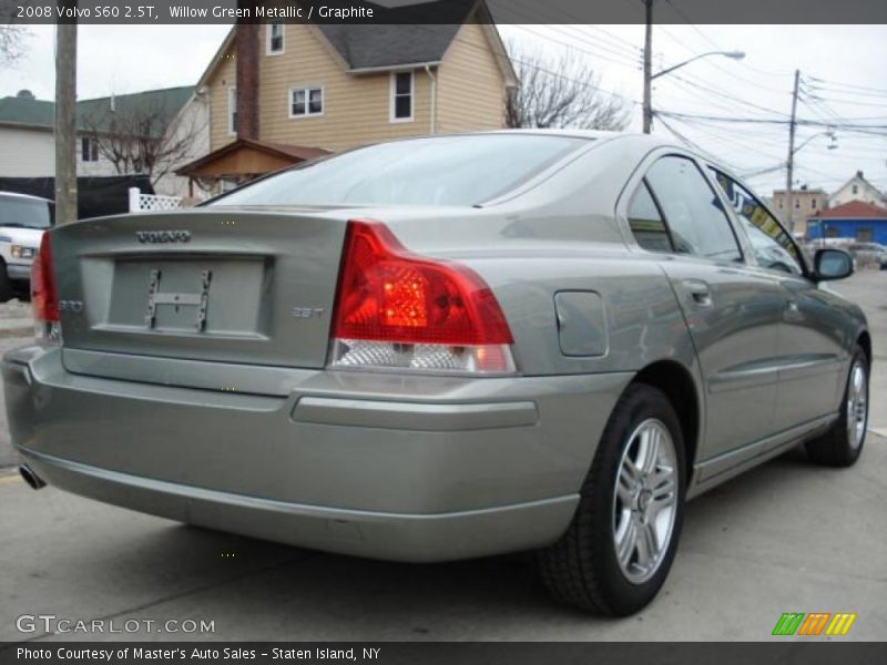 Willow Green Metallic / Graphite 2008 Volvo S60 2.5T